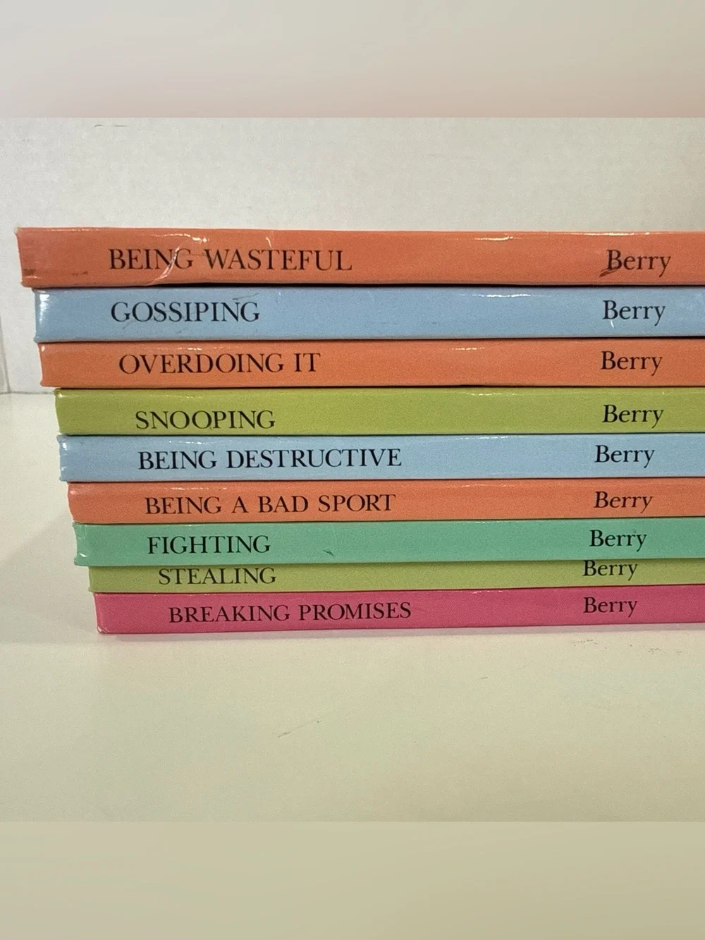HELP ME BE GOOD Lot Of 9 Children's Book Series By Joy Berry -Grolier -Behavior